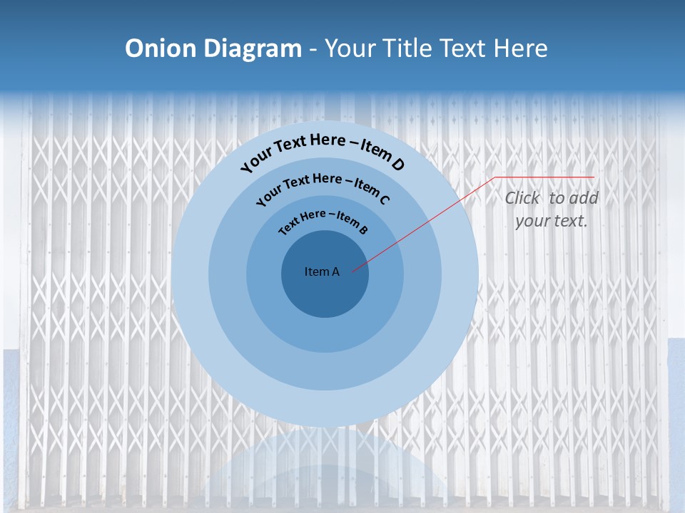 Silver Modern Entrance PowerPoint Template