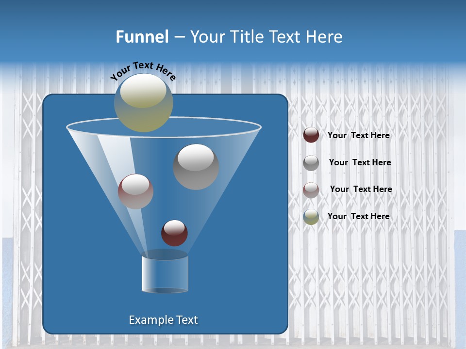 Silver Modern Entrance PowerPoint Template