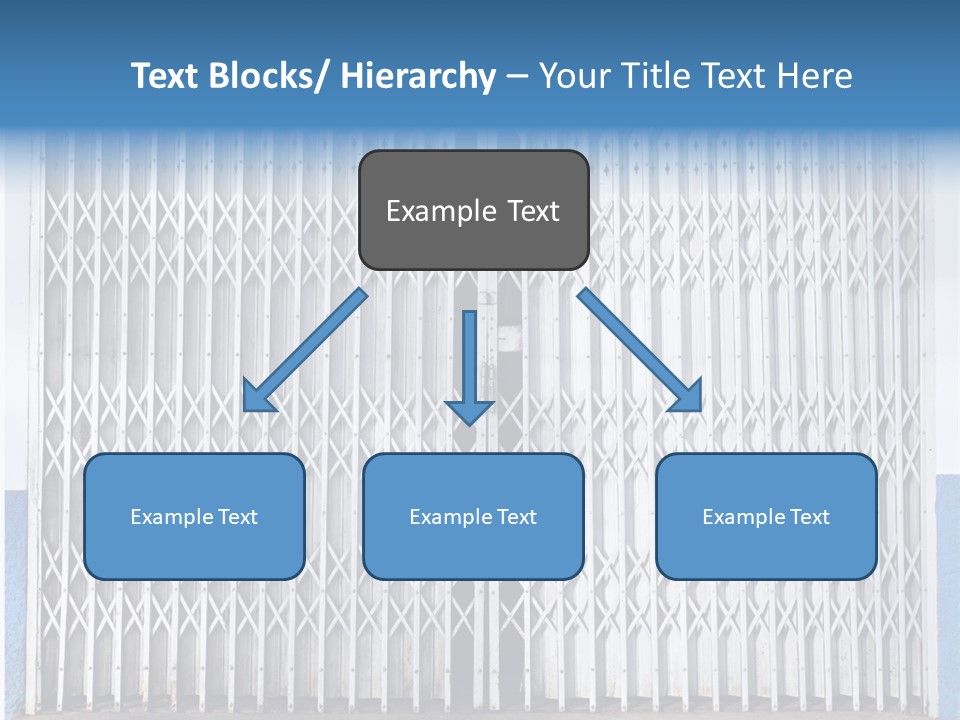 Silver Modern Entrance PowerPoint Template