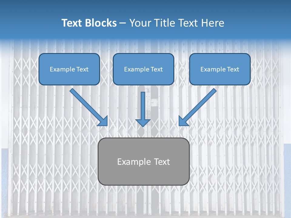 Silver Modern Entrance PowerPoint Template