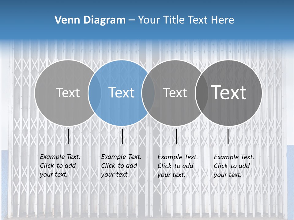 Silver Modern Entrance PowerPoint Template