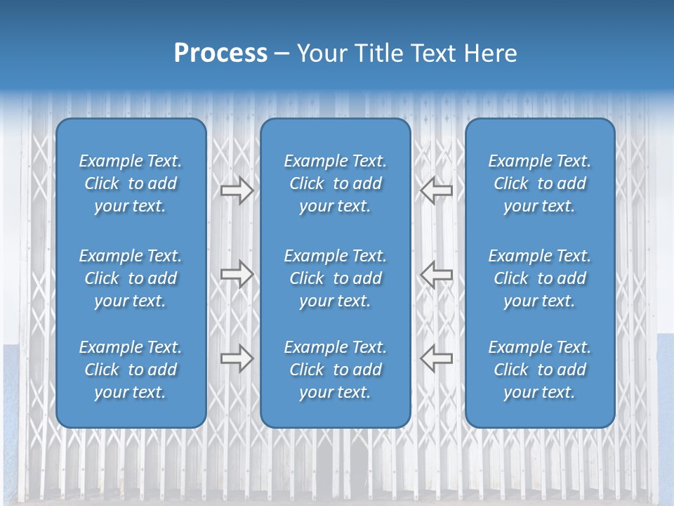 Silver Modern Entrance PowerPoint Template