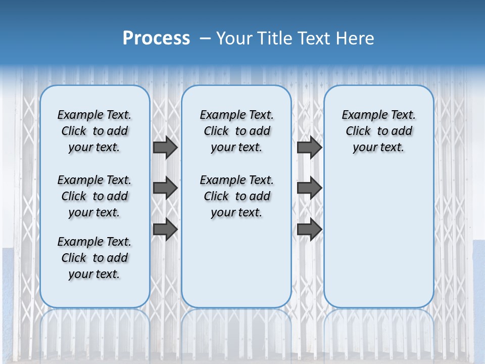 Silver Modern Entrance PowerPoint Template