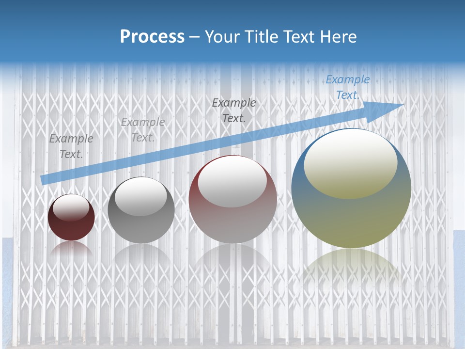 Silver Modern Entrance PowerPoint Template