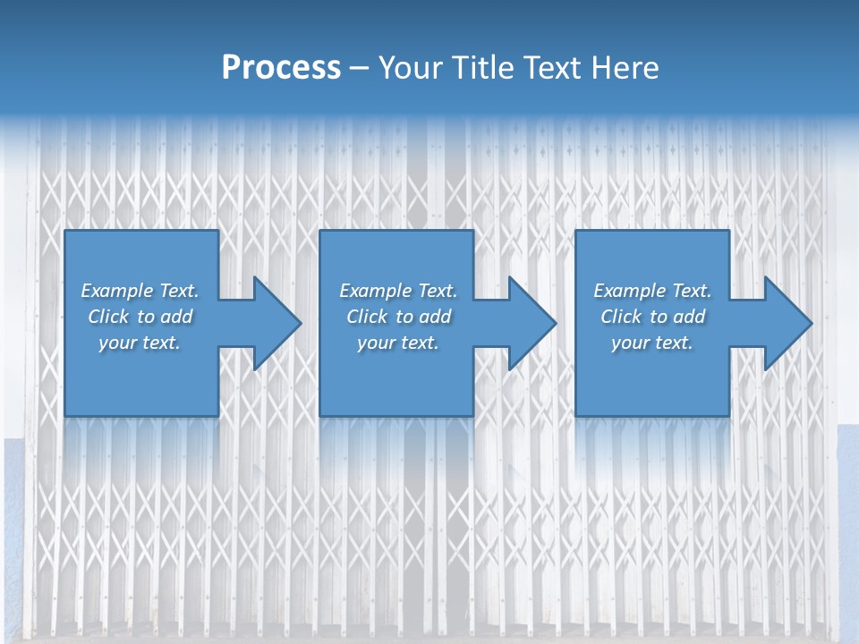 Silver Modern Entrance PowerPoint Template
