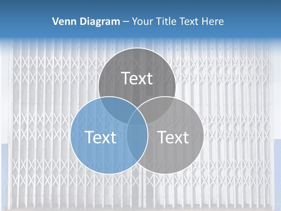 Silver Modern Entrance PowerPoint Template