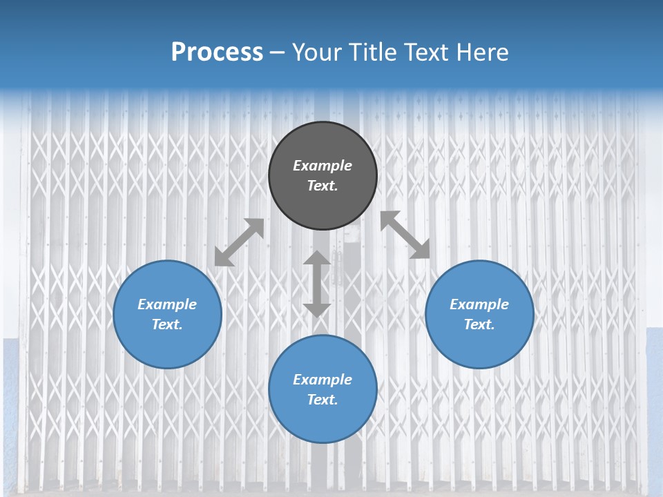 Silver Modern Entrance PowerPoint Template