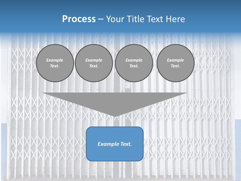 Silver Modern Entrance PowerPoint Template