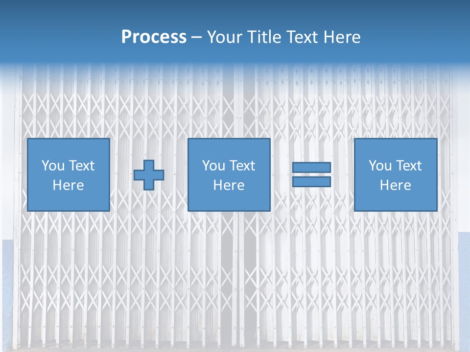 Silver Modern Entrance PowerPoint Template