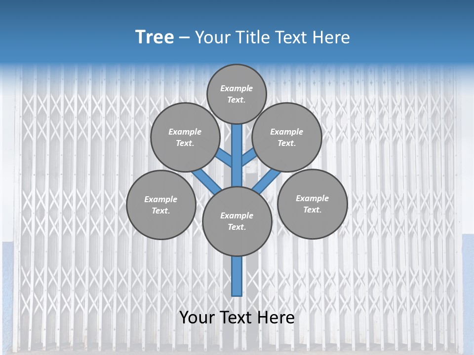 Silver Modern Entrance PowerPoint Template