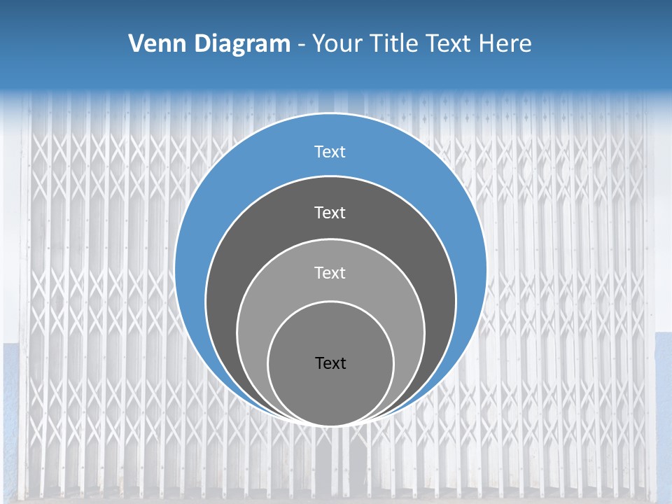 Silver Modern Entrance PowerPoint Template