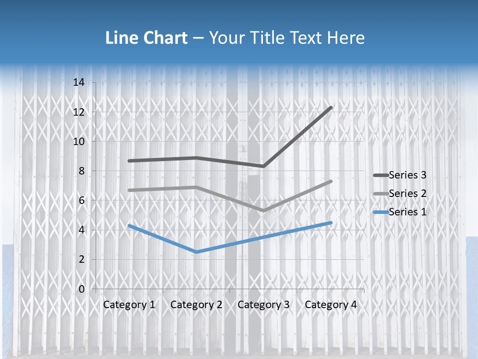Silver Modern Entrance PowerPoint Template