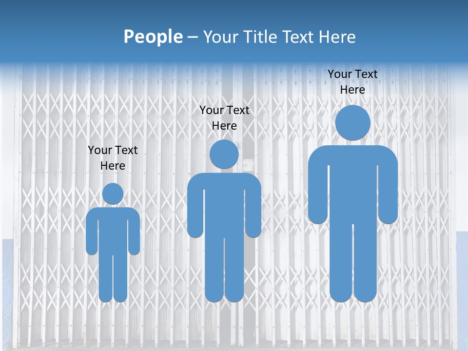 Silver Modern Entrance PowerPoint Template