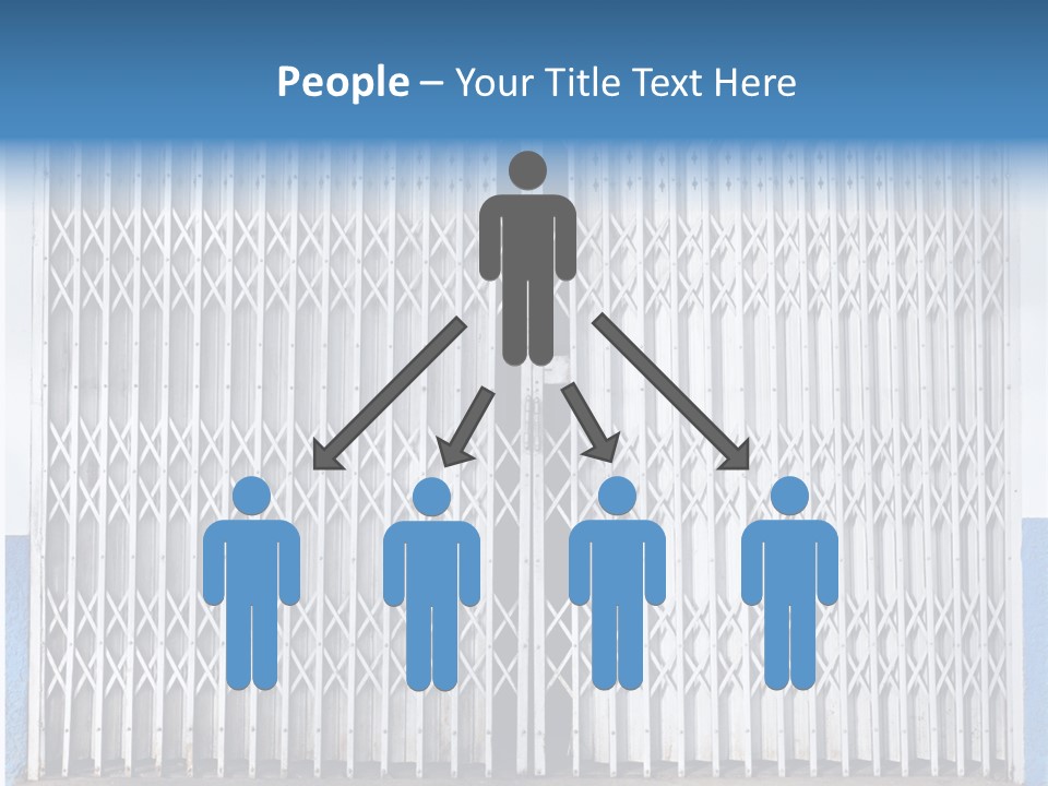 Silver Modern Entrance PowerPoint Template