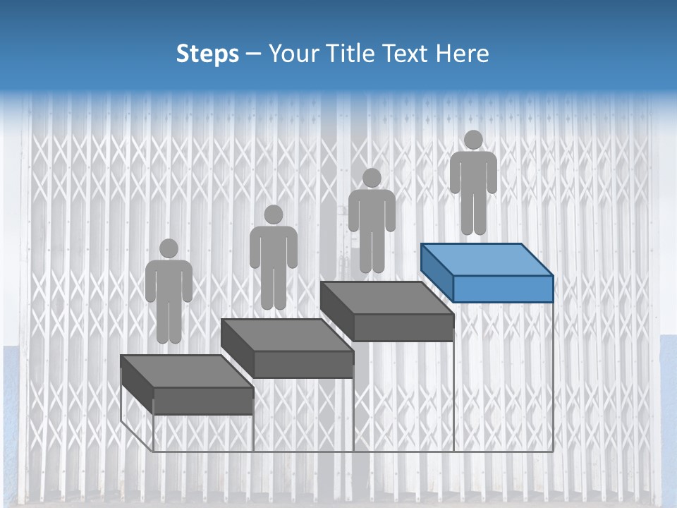 Silver Modern Entrance PowerPoint Template