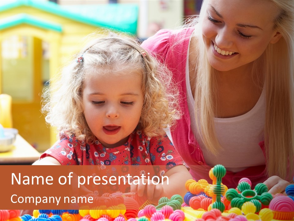 Playing Nursery Fun PowerPoint Template