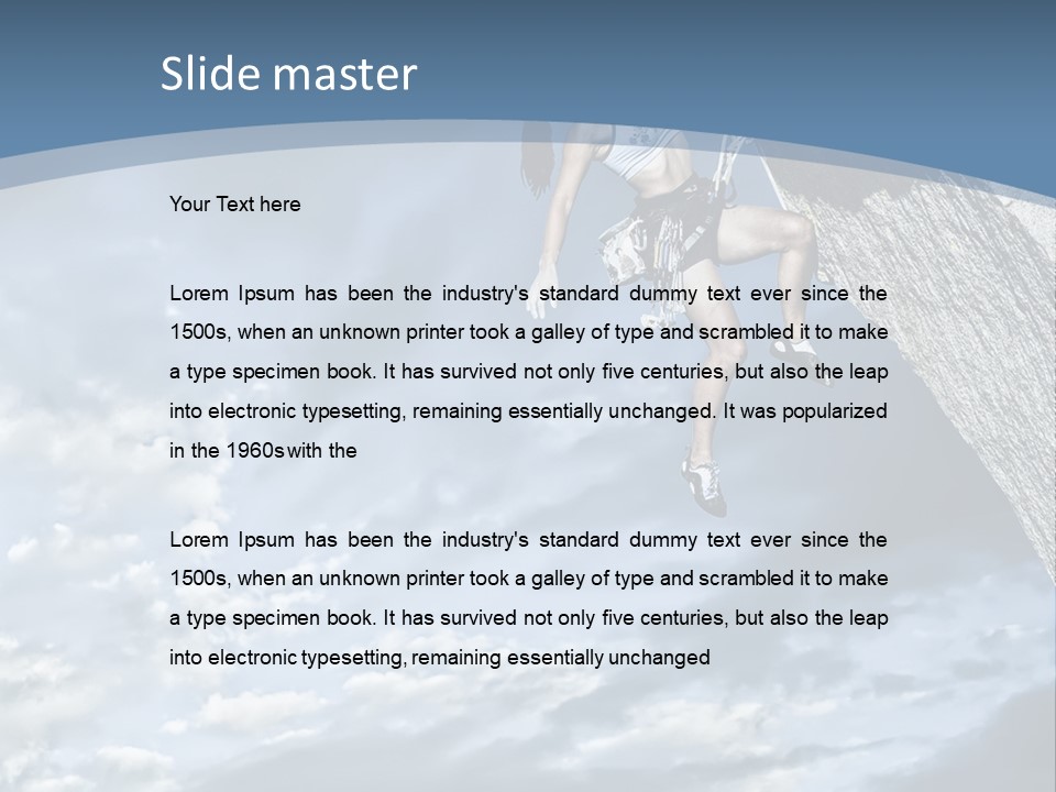 Adventure Risk Struggle PowerPoint Template