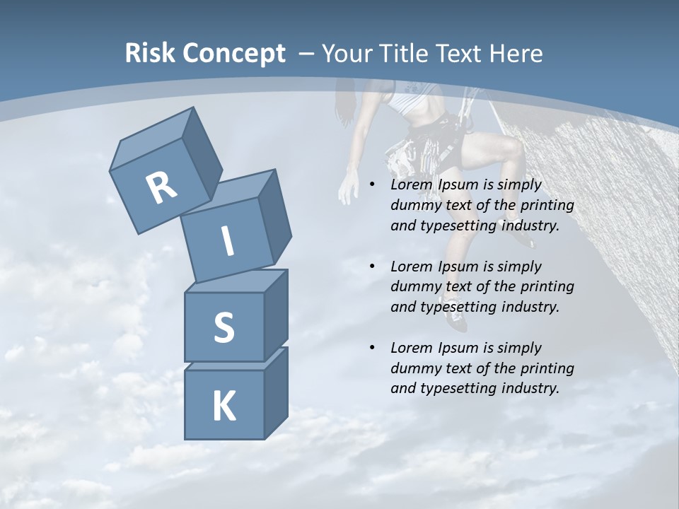 Adventure Risk Struggle PowerPoint Template