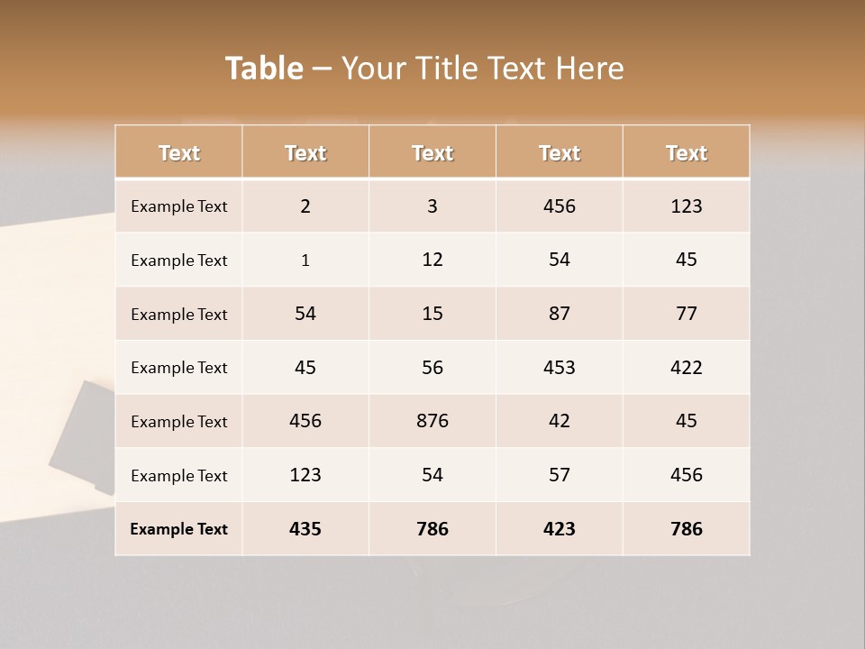 Work Details Check PowerPoint Template