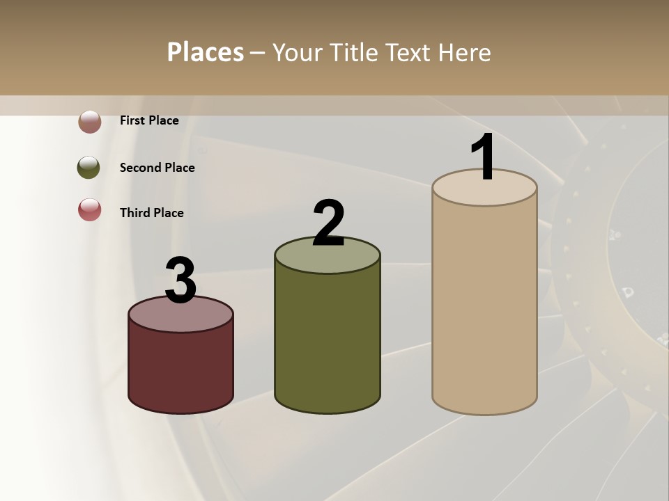 Departure Energy White PowerPoint Template