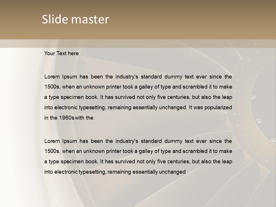 Departure Energy White PowerPoint Template