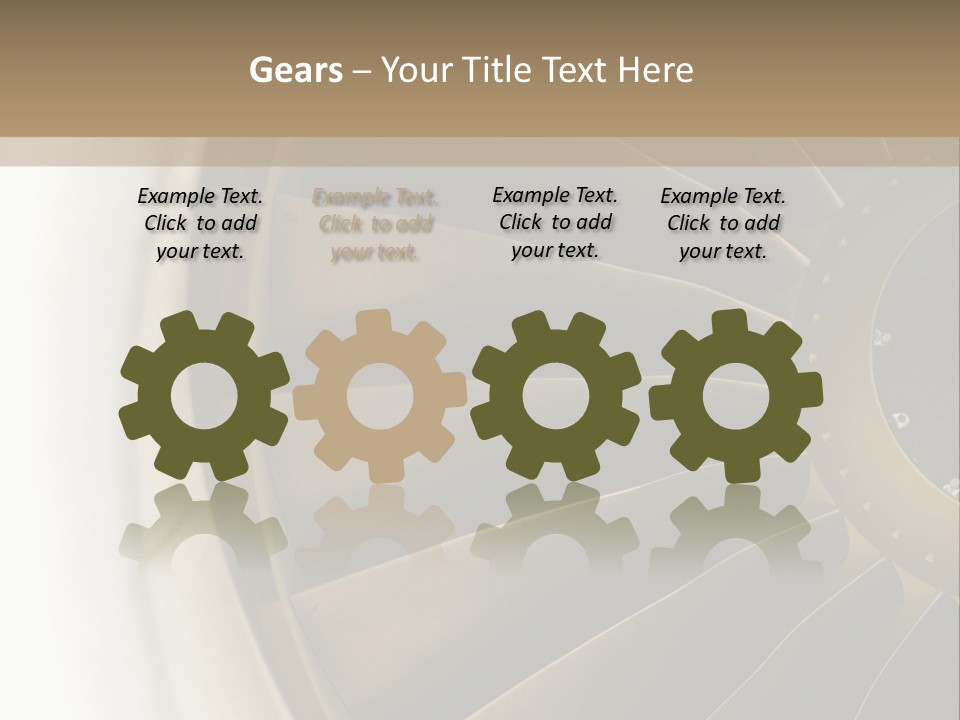 Departure Energy White PowerPoint Template