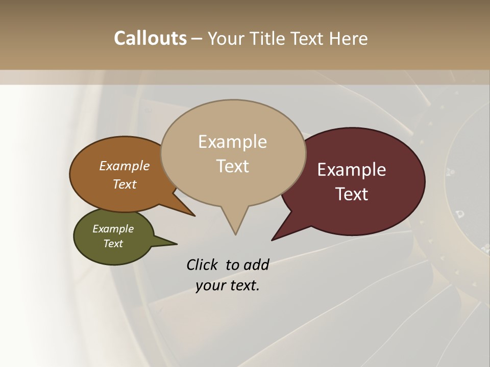 Departure Energy White PowerPoint Template