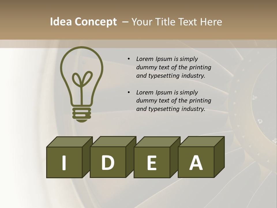 Departure Energy White PowerPoint Template