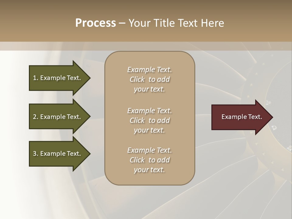 Departure Energy White PowerPoint Template