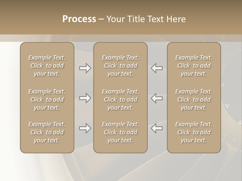 Departure Energy White PowerPoint Template