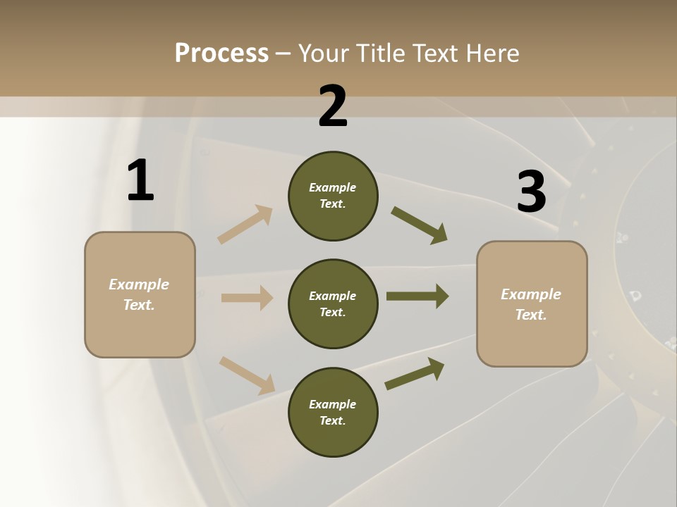Departure Energy White PowerPoint Template