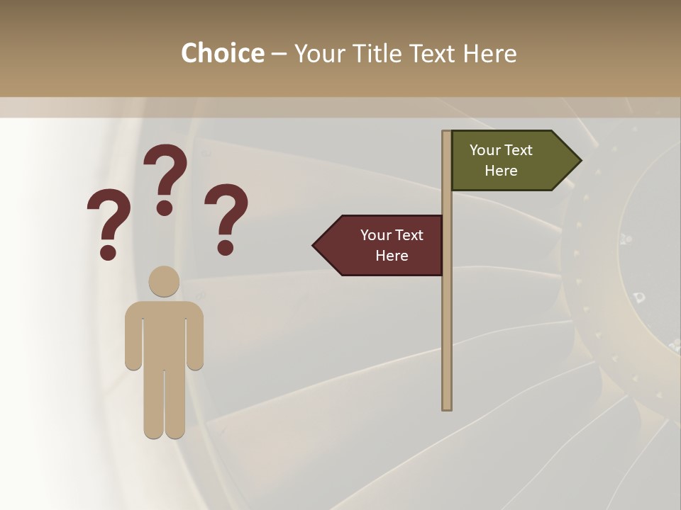 Departure Energy White PowerPoint Template