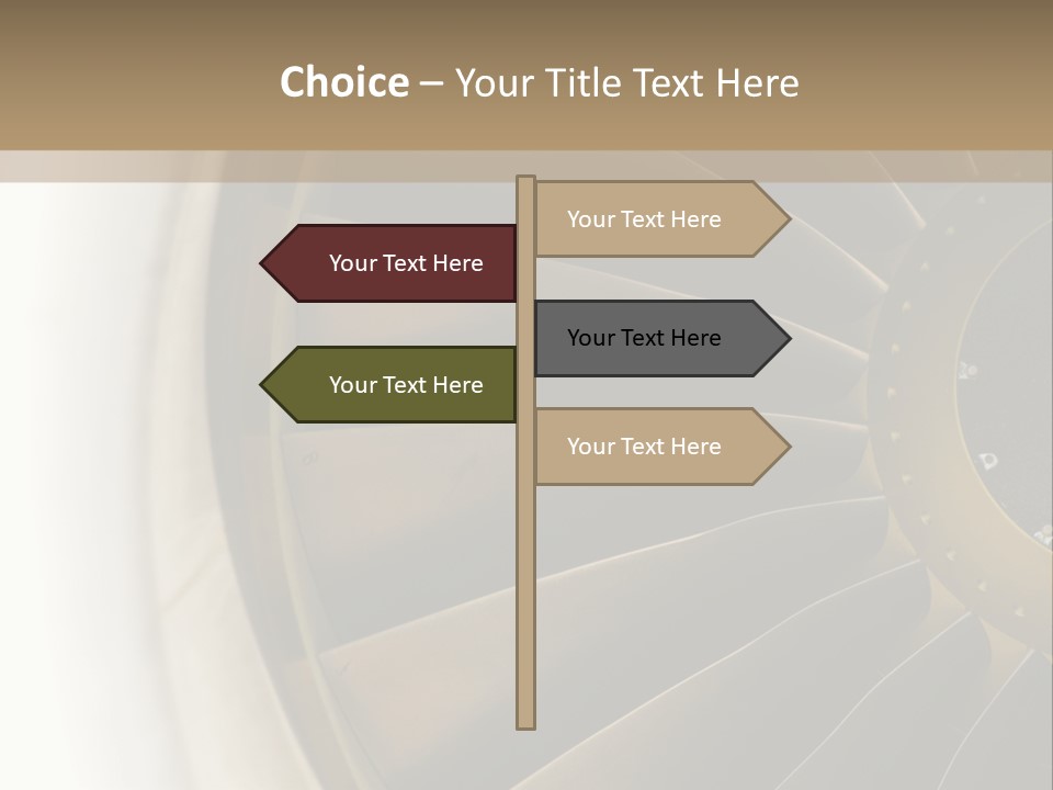 Departure Energy White PowerPoint Template