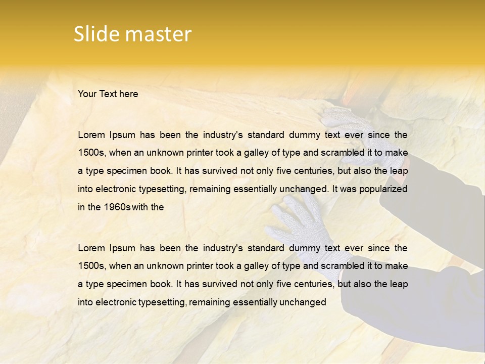 Indoor Man Male PowerPoint Template