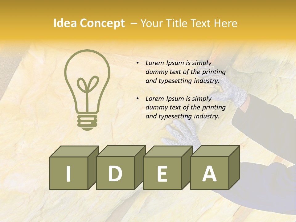 Indoor Man Male PowerPoint Template