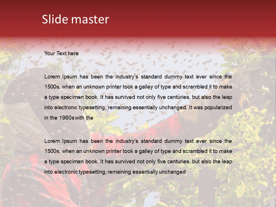 Country Honey Apiary PowerPoint Template