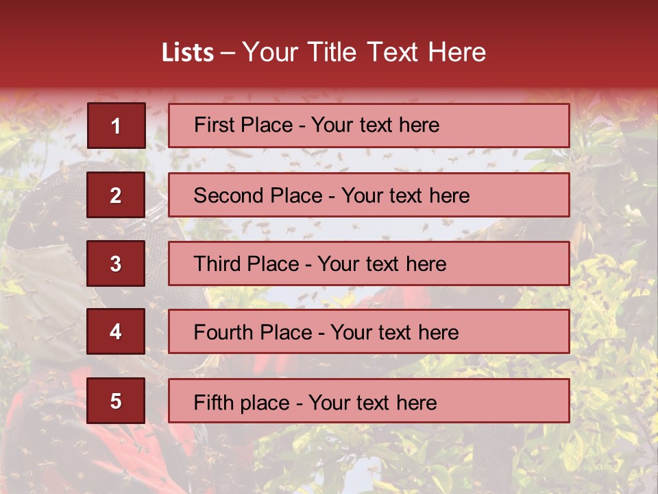 Country Honey Apiary PowerPoint Template