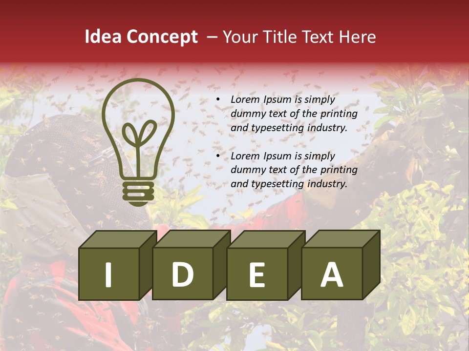 Country Honey Apiary PowerPoint Template