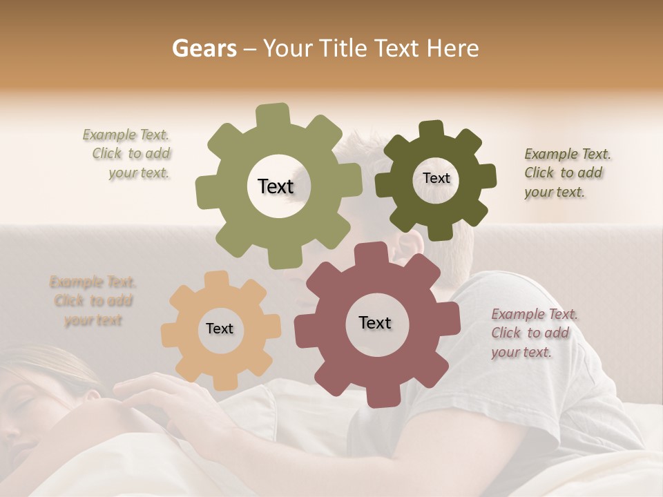 Machine Coffee Bean PowerPoint Template