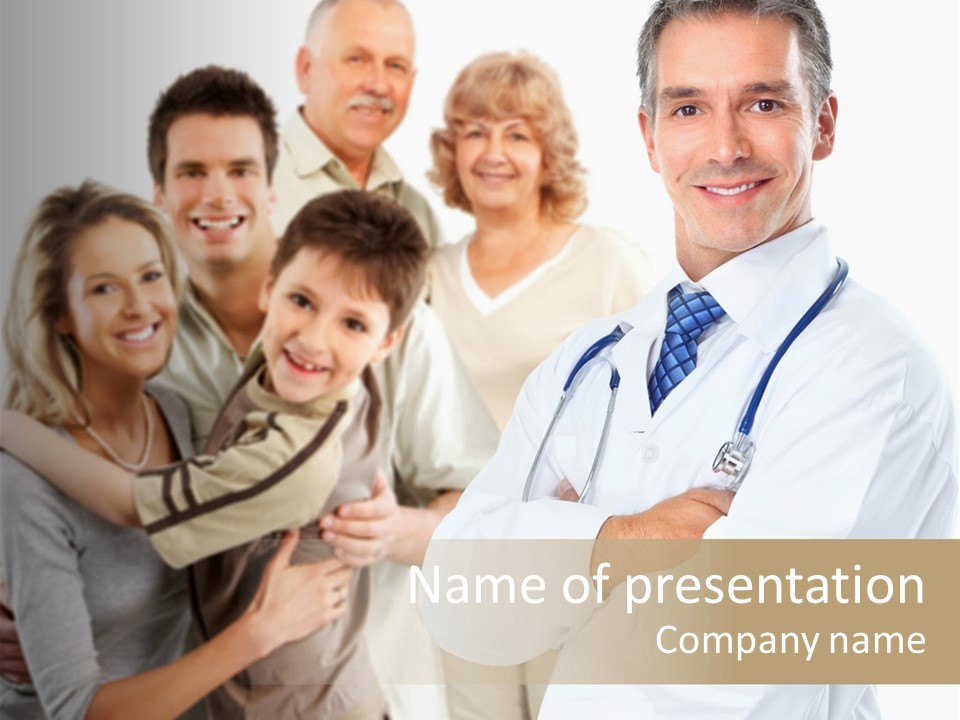 Laboratory Mature Kid PowerPoint Template