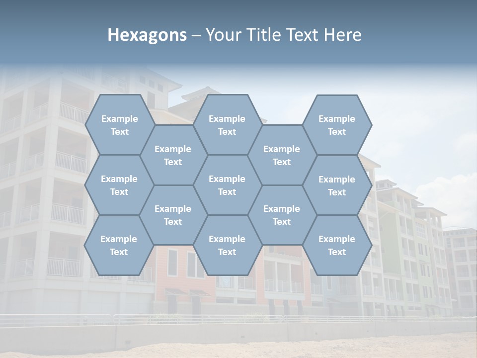 Orange Estate Turquoise PowerPoint Template