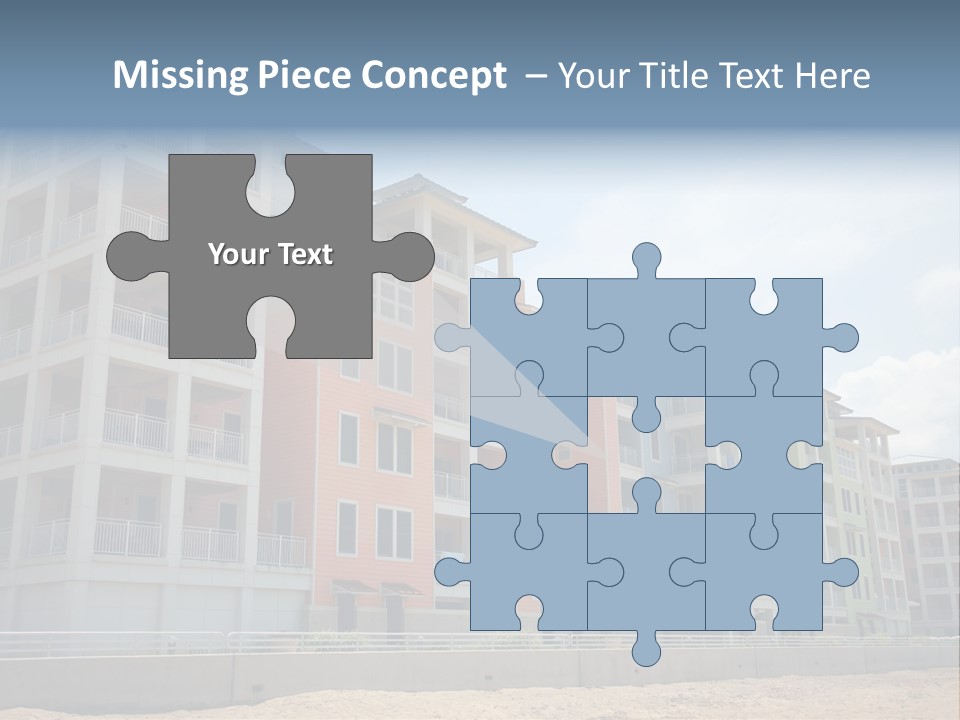 Orange Estate Turquoise PowerPoint Template