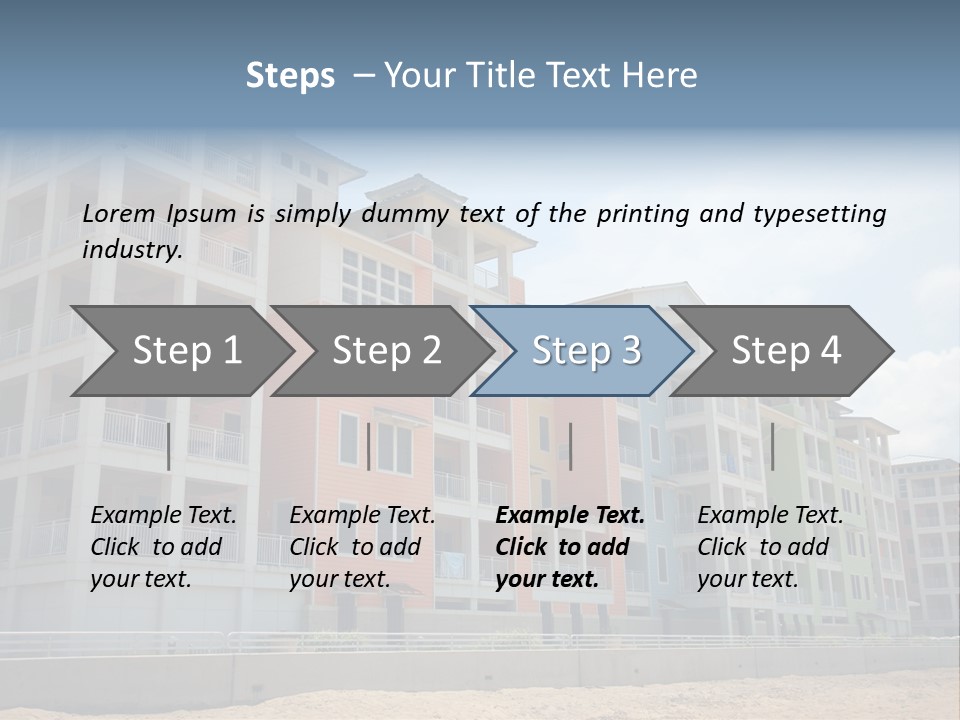 Orange Estate Turquoise PowerPoint Template