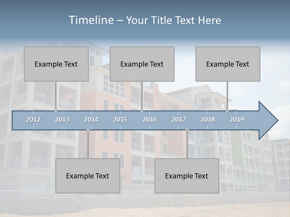 Orange Estate Turquoise PowerPoint Template