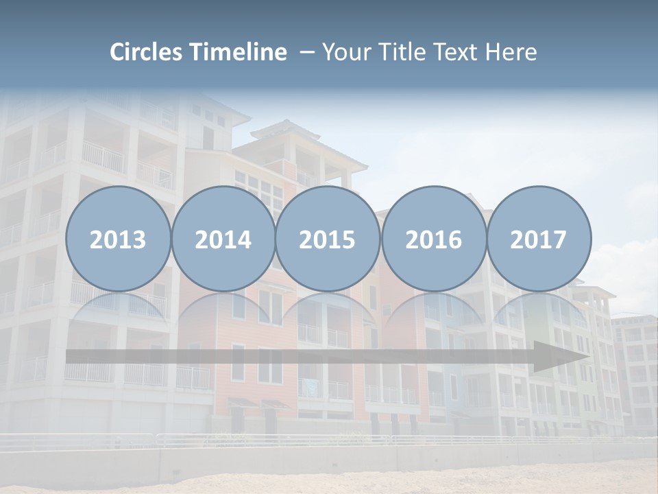 Orange Estate Turquoise PowerPoint Template