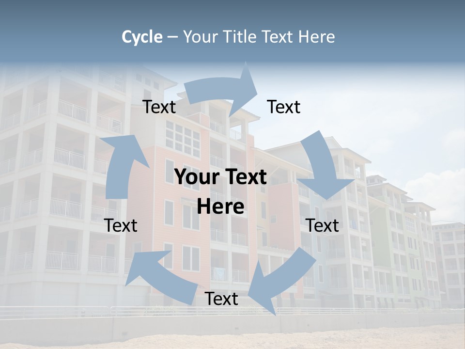 Orange Estate Turquoise PowerPoint Template
