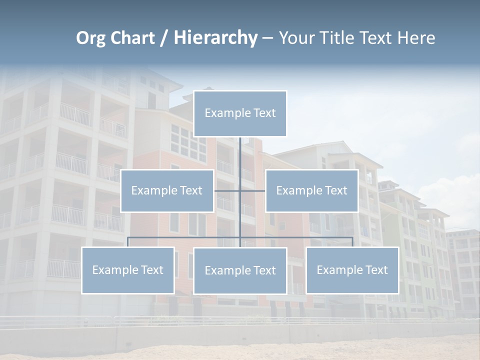 Orange Estate Turquoise PowerPoint Template