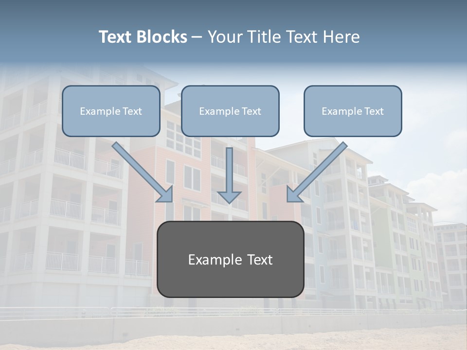 Orange Estate Turquoise PowerPoint Template