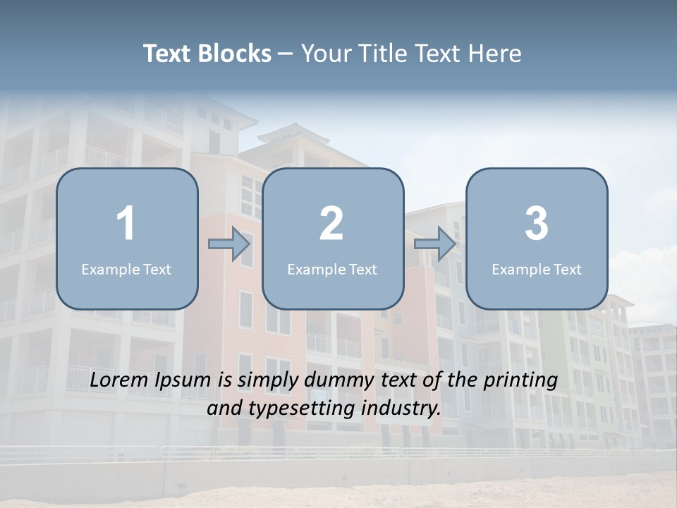 Orange Estate Turquoise PowerPoint Template