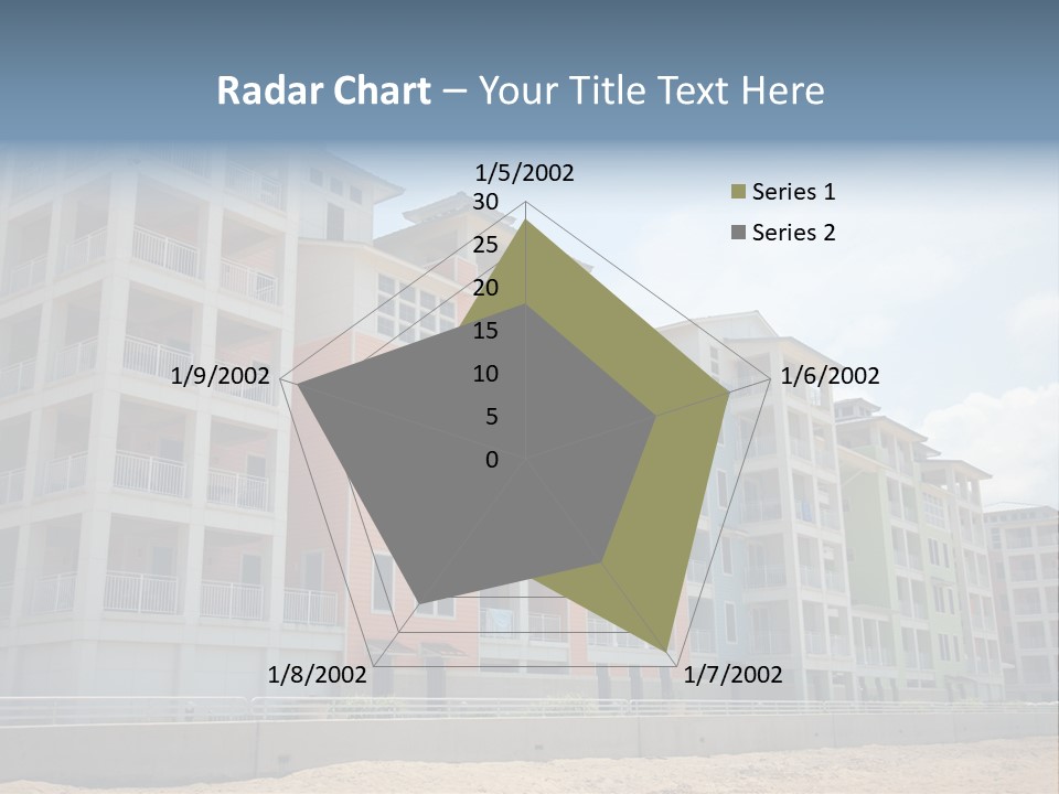 Orange Estate Turquoise PowerPoint Template